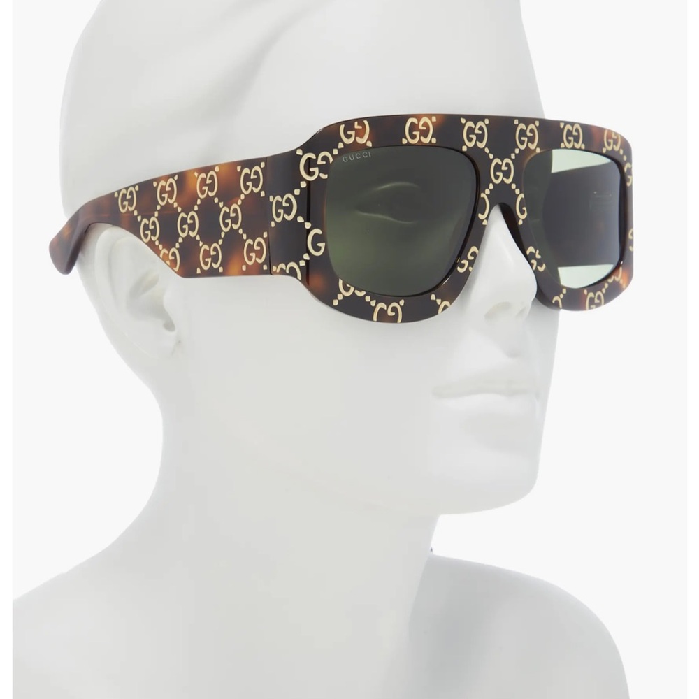 Gucci Brown Patterned Sunglasses - Picture 3 of 11